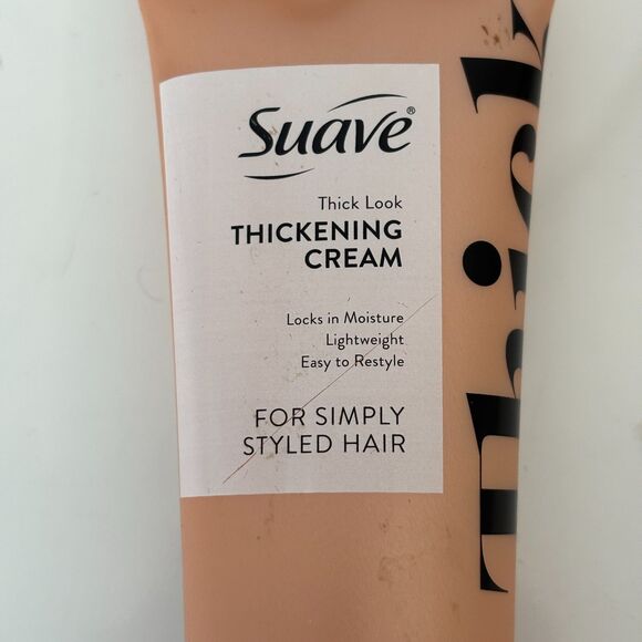 Suave Thick Look Thickening Cream For Simply Styled Hair Lightweight 5 oz NEW - Picture 2 of 5